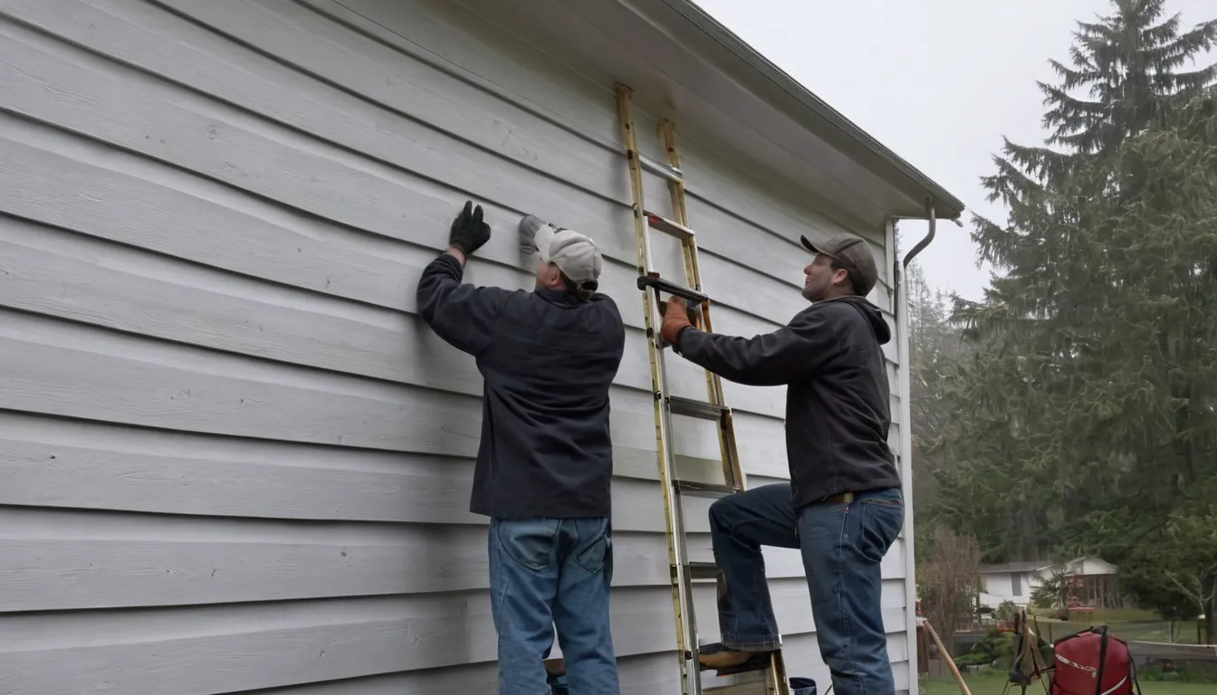 Provider installing new siding on an older frame home in Wildwood
